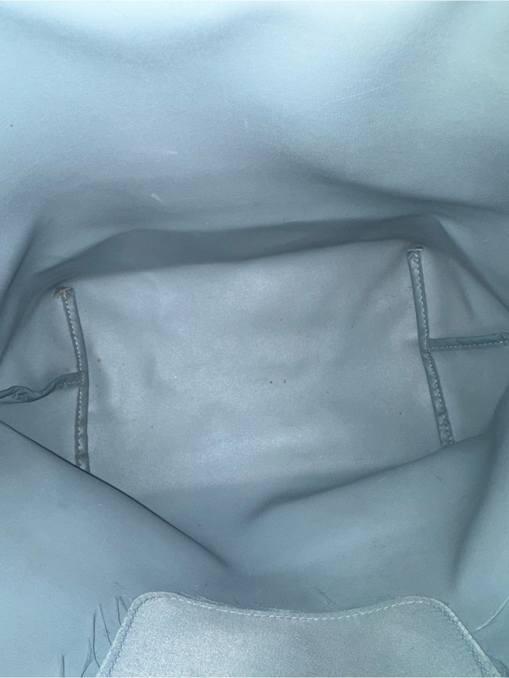 Longchamp Le Pliage Neo large nylon shoulder tote bag baby blue - Picture 5 of 15
